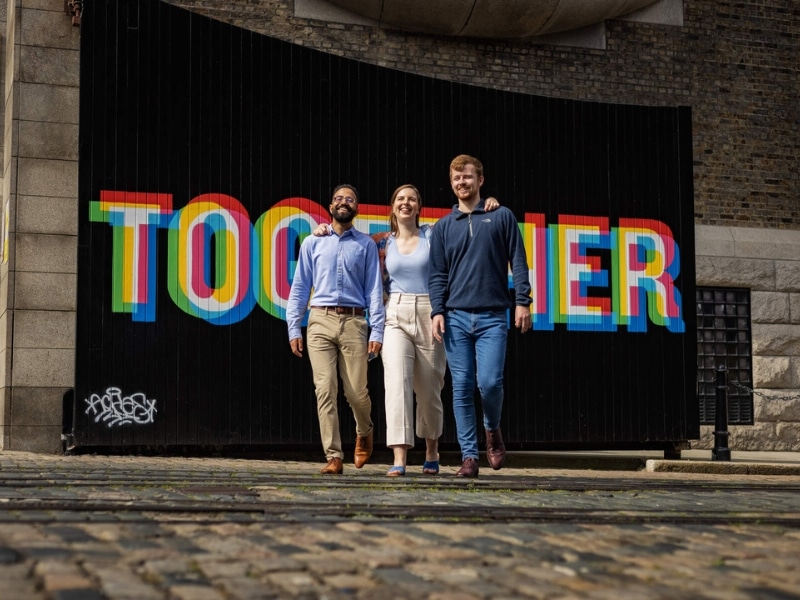 Tourists outside Sustainable Member Network member - Guinness Storehouse. 