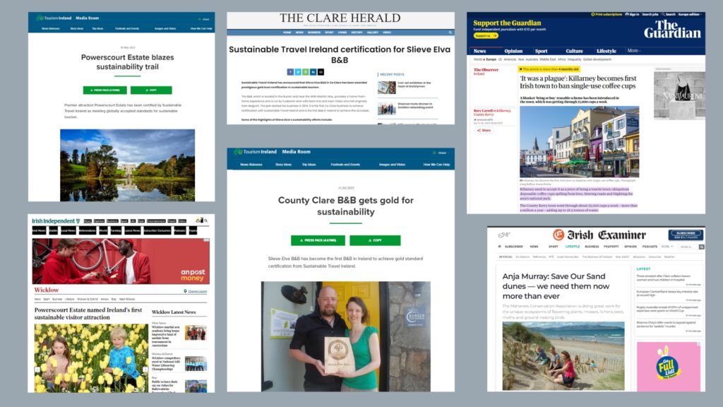 Gaining sustainability credentials can lead to a lot more media coverage for a business.