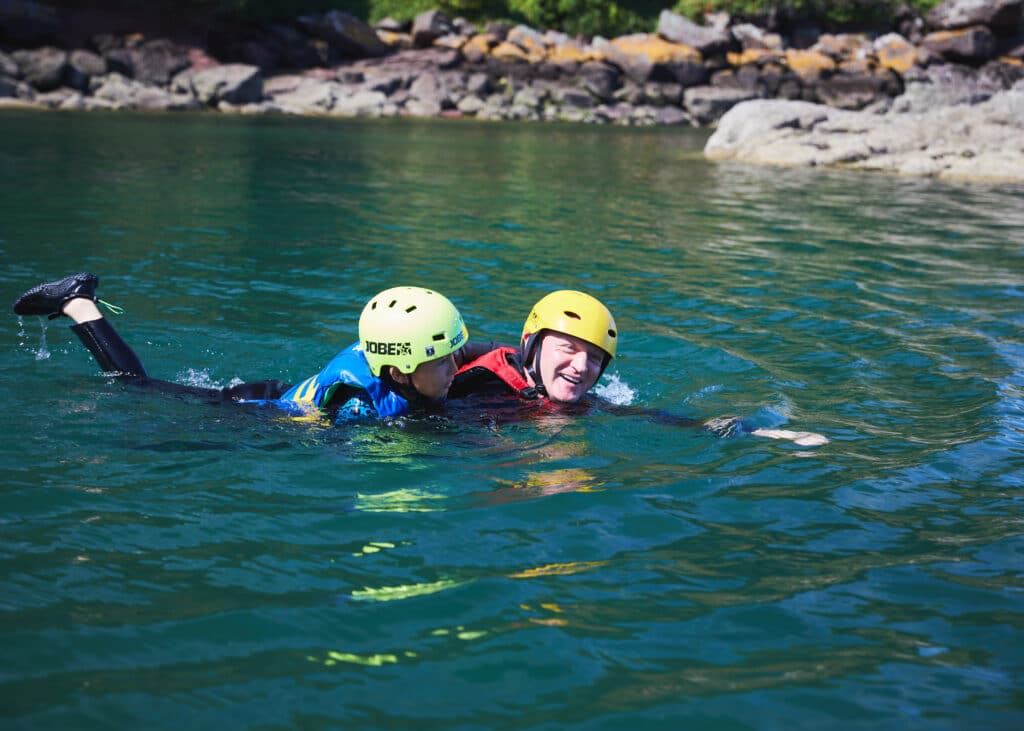 Dunmore Adventure, Dunmore East, Co Waterford on a Clean and restored coastline in Waterford after wastewater treatment upgrade