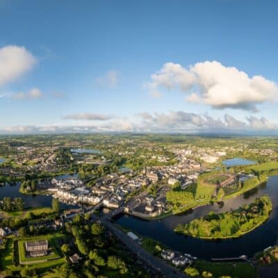 Enniskillen Town Panorama Co Fermanagh
