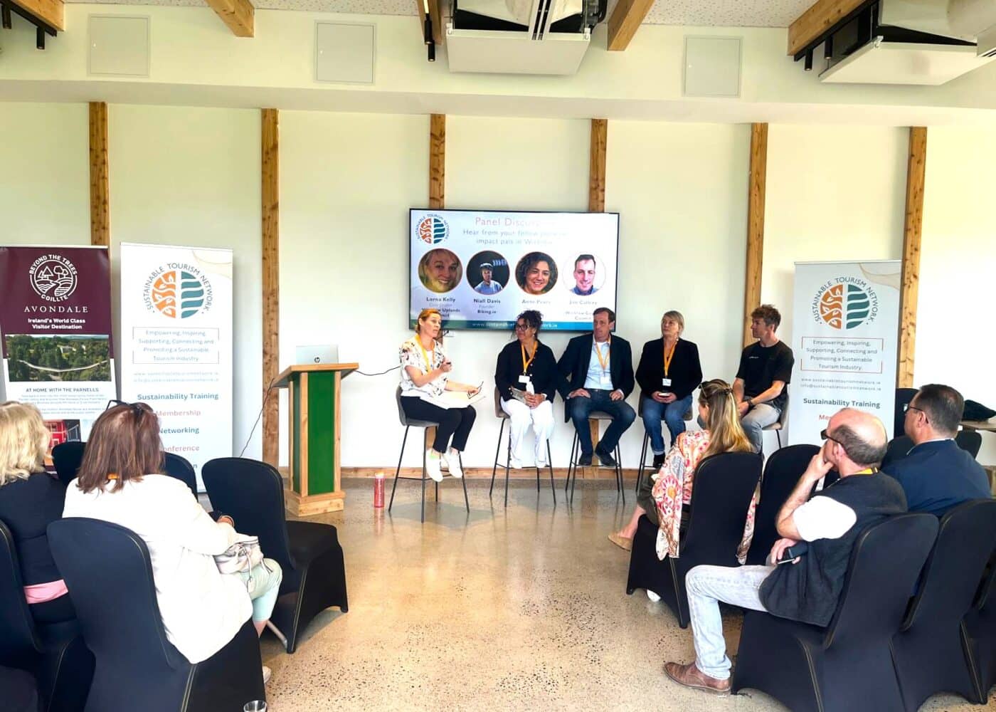 Panel discussion with the Sustainable Tourism Network at Avondale