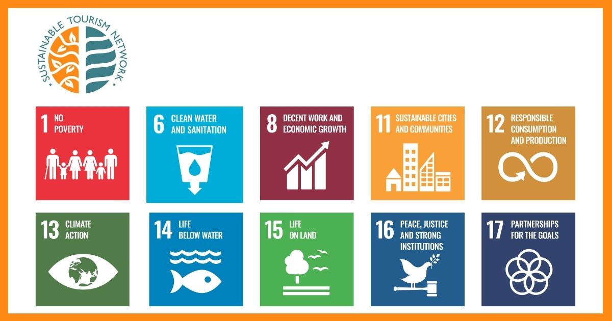 Icons of the UN Sustainable Development Goals representing the 17 global goals