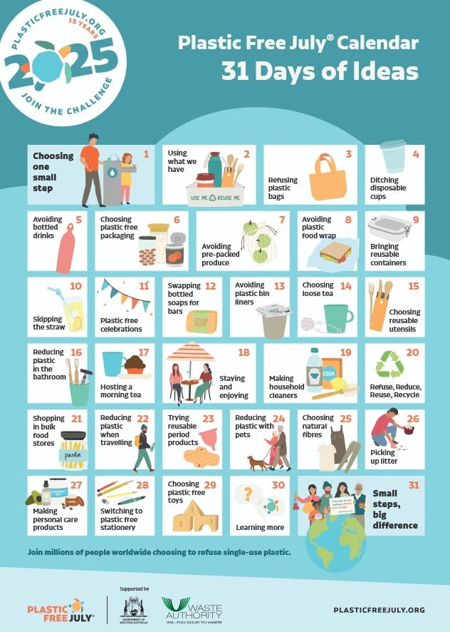 Plastic Free July Tips 2025